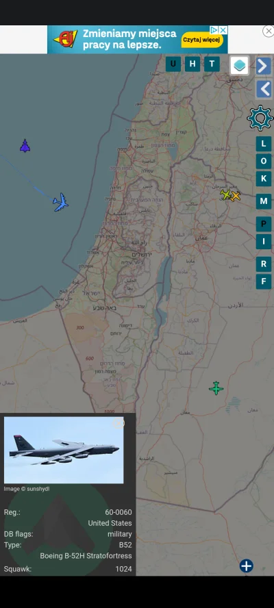 grzesiecki - lecą bomber niespodzianki pejsatym z pomocą #izrael  #flightradar24  #ad...