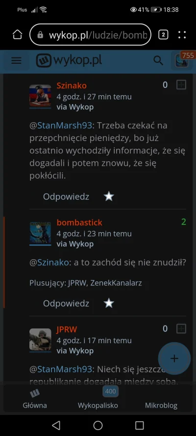 bombastick - @JPRW: @JPRW @wladdan  i Ameryka już nie taka znudzona.