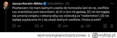 wybranyloginjestzajetyznowu - Codzienna dawka Janusza wolnosc slowa korwina mikkego #...