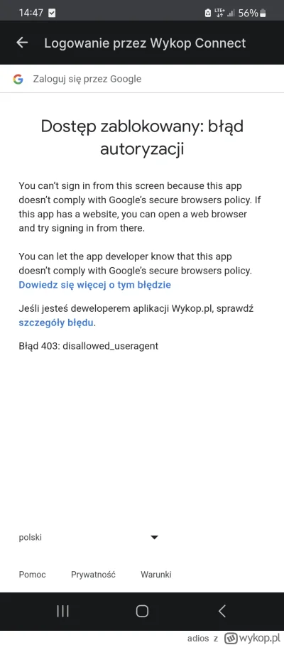 adios - @Mazowia same here: