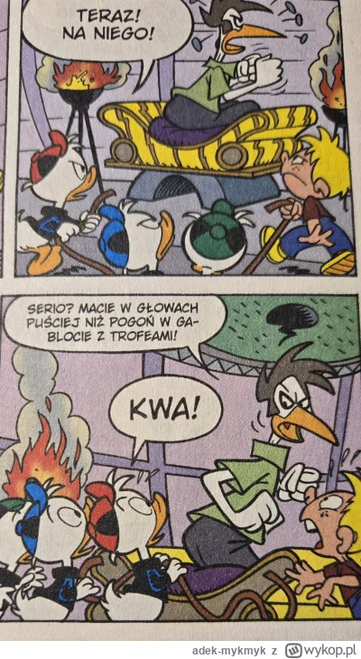 adek-mykmyk - #ekstraklasa #pogonszczecin Tego się nie spodziewałem w komiksie z kacz...