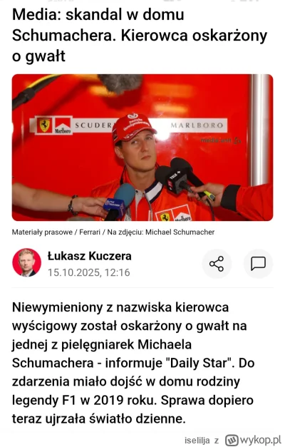 iselilja - #f1 "Brytyjczycy nie ujawnili personaliów oskarżonego kierowcy. Z opisu sp...