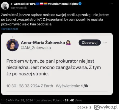 papke - Żukowska to idiotka.