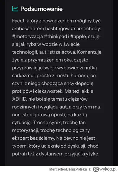 MercedesBenizPolska - @estemen: jedyne z czym sie nie zgodze to LEKKIE ADHD. Gapia mi...