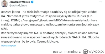 pastor_manning - Wybitnie c-----y tejk, ale to Wolski więc w sumie nic dziwnego. Równ...