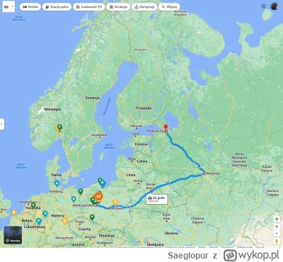 Saeglopur - Kiedyś podróżowałem do Szwecji specjalnie na około - przez Kraje Bałtycki...