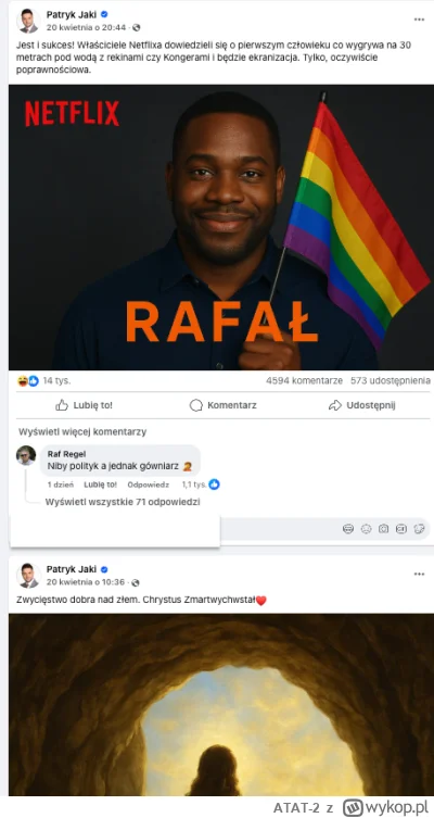 ATAT-2 - @ATAT-2: Taki obraz prawdziwych katolików z pisu