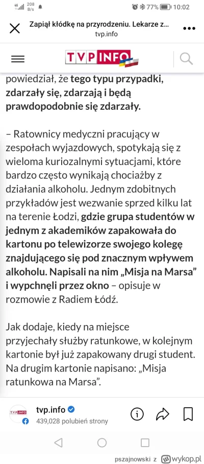 pszajnowski - Chyba najczęściej powtarzana anegdotka a zarazem miejska legenda w Pols...