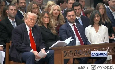 adi0 - Wczoraj odbyła się msza inauguracyjna prezydentury Trumpa. Nie spodobała się o...