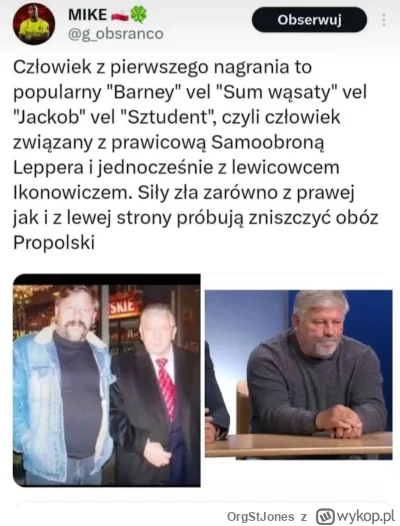 OrgStJones - Nie wiem czy było, ale #barnej wkurza się na dezinformację xD a sam codz...