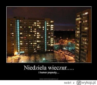 neib1 - to być nie może (╥﹏╥)
#niedzielawieczur