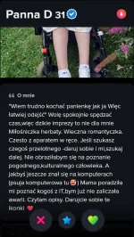 Wilczak - Wrzucam, bo wiem, że jest tu dużo samotnych informatyków. ❤️

#tinder #bado...