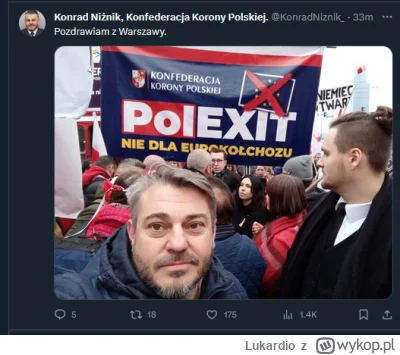 Lukardio - XD

https://twitter.com/KonradNiznik_/status/1723325115323363807

#konfede...
