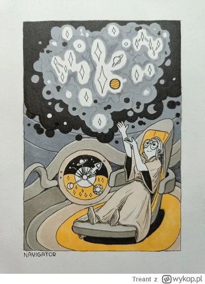 Treant - #inktober #inktober2024 #rysujzwykopem trzy zaległe, lecimy dalej.