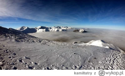 kamiltatry - Tatry Zachodnie ponad chmurami #gory #tatry #fotografia #zima #krajobraz...