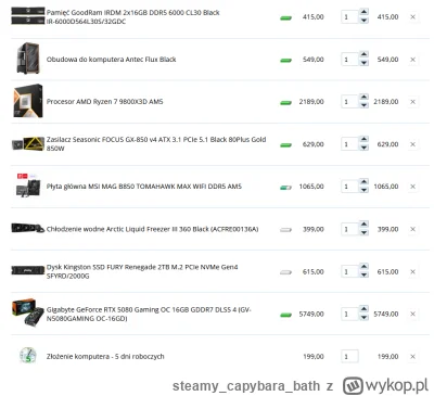 steamycapybarabath - #zestawkomputerowy Czy ten zestaw ma sens? Coś byście ulepszyli?...