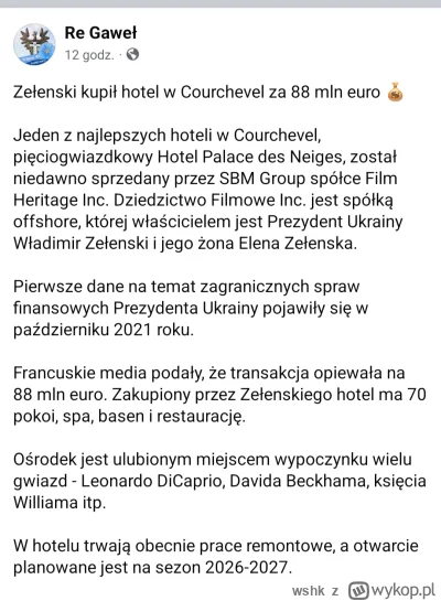 wshk - Który to już hotel? xD
Ale widzę, że nawet ruskim rozrzutnikom niespecjalnie c...