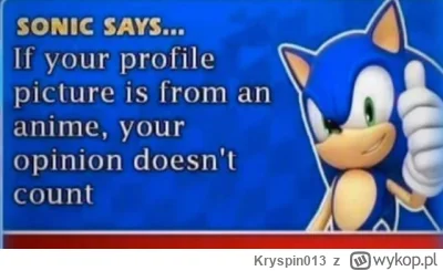 Kryspin013 - >@Kryspin013: przecież wiadomo, że nie o to pyta. Już wiem skąd mam cię ...