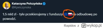 Rapidos - @pumba320: Dodatkowo dała w twittcie symbol Unii i flagę Polski, co rozumia...