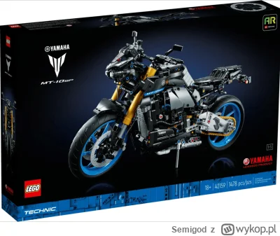 Semigod - Yamaha MT-10 SP już dostępna na lego.pl w przedsprzedaży.

1100 zł
1478 ele...
