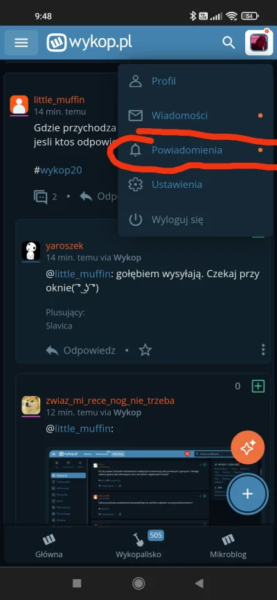 bArrek - @little_muffin: o tutaj ale różnie to działa czasem nie przychodzą czasem ni...