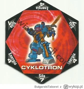 BulgarskiTaboret - >cyklotrony

@PiersKurczaka: