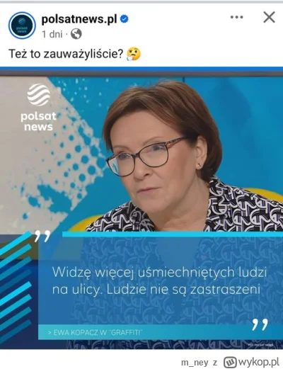 m_ney - Myślałem, że z tą uśmiechniętą polską to jest beka i mem, a tu takie coś xD

...