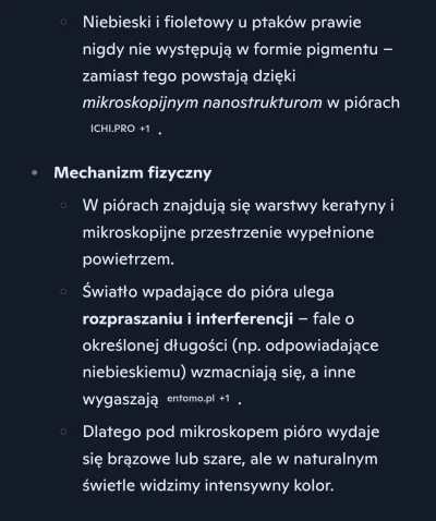 Borealny - @Apaturia jakis czas temu gdzieś czytałem że niebieski czy fioletowy kolor...