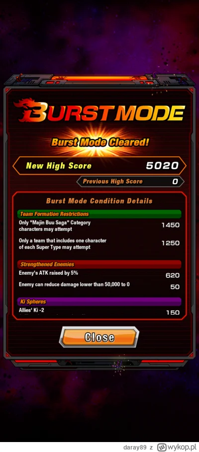 daray89 - Udało się w końcu MJB Saga bez nukowania w I rundzie (｡◕‿‿◕｡)
#dokkanbattle