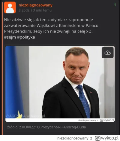 niezdiagnozowany - A się ze mnie śmialiscie, że Andrzejek może ich przechować w Pałac...