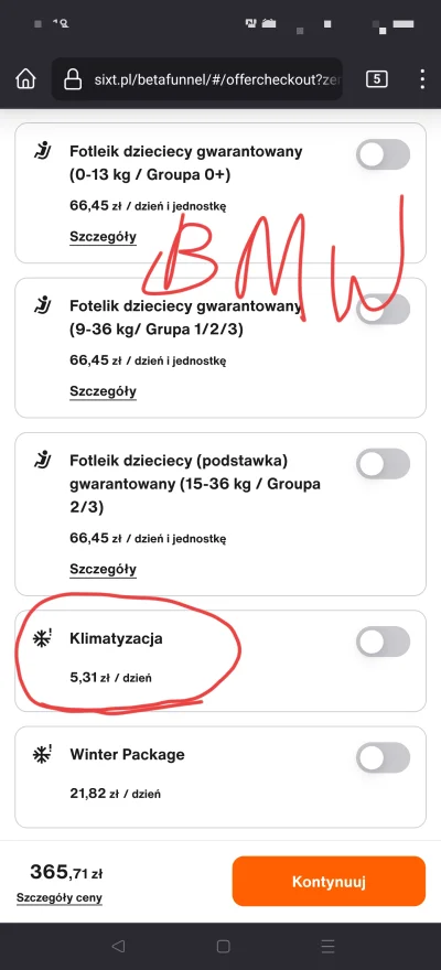 chris_travels - Czy to normalne że Sixt chce 5PLN za używanie klimatyzacji w wynajęty...