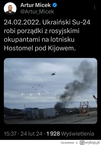 Grooveer - Ruscy mieli zniszczyć ukraińskie lotnictwo w pierwszych godzinach inwazji,...