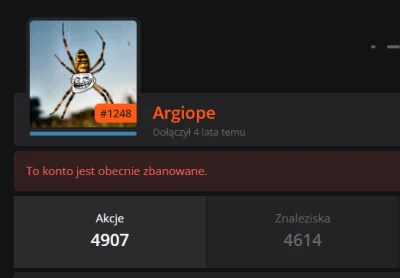 ziuaxa - Autor znaleziska dostał od moderacji bana na 2 tygodnie -> @Argiope 

Wołam ...