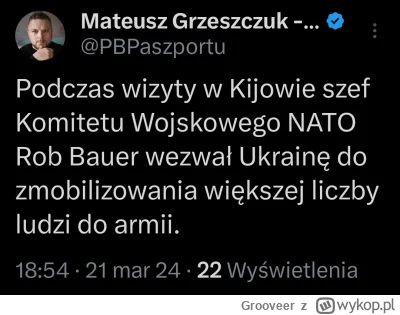 Grooveer - 60 mld dolarów w Kongresie zablokowane, ale wy się mobilizujcie i brońcie ...