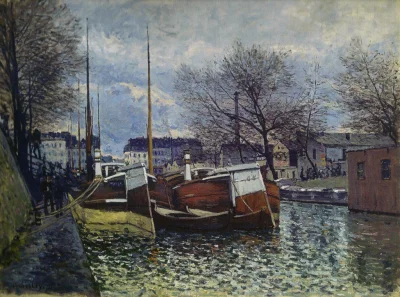 Bobito - #obrazy #sztuka #malarstwo #art

Alfred Sisley 1870 Barki na kanale St Marti...