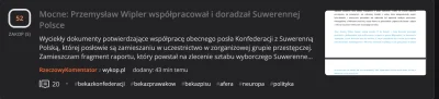 RzeczowyKomentator - Serdecznie zapraszam do wykopania. Mało brakuje żeby wejść na gł...