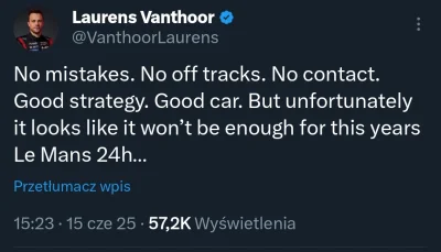 CharakternyZasadowiec - #lemans #wec #kubica #f1
Haha jaka c---a