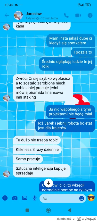 dembek87 - Ludzie pomocy, muszę jakoś wytłumaczyć koledze bo się pcha w g---o. Znam g...
