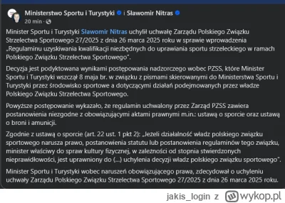 jakis_login - #strzelectwo #strzelectwosportowe 

A jednak uchylili chory, nowy regul...