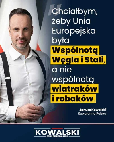 s.....a - Czy możecie podać jeden szczegół który różni poglądy Janusza Kowalskiego od...