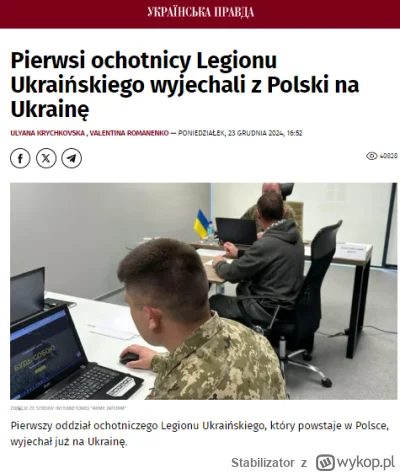 Stabilizator - Oj ubędzie proukrianców na tagu #ukraina

#wojsko
#wojna

#polska