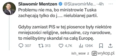 ish_waw - Jak ktoś brzydko powie o partii PiS, to Sławek od razu stanie w obronie soj...