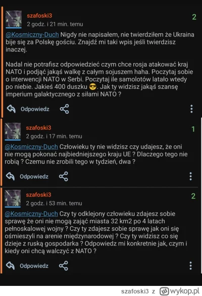 szafoski3 - #ukraina #wojna #rosja 

@Kosmiczny-Duch 

Nazywasz mnie onucą ? 🤣

Tak ...