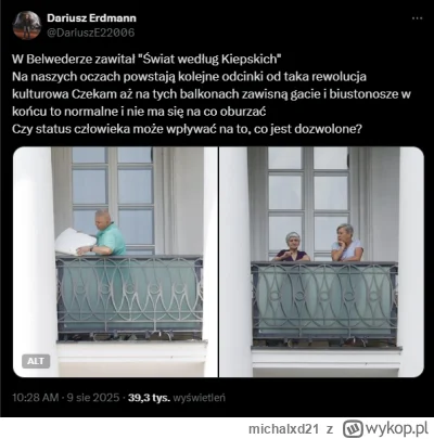 michalxd21 - Rodzina Nawrockiego: *po prostu wychodzi na balkon
Silniczki: 

#polityk...