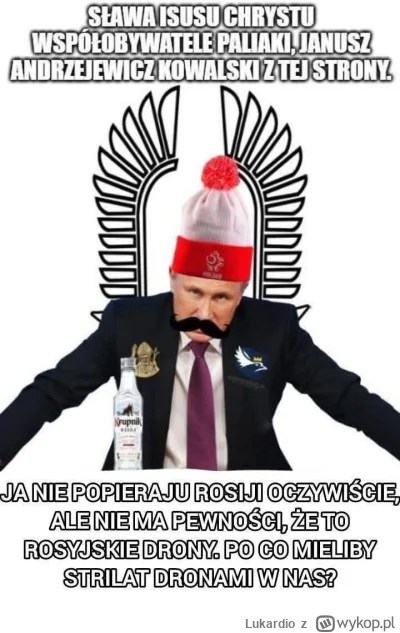 Lukardio - #putinkrecikorba #polskieonuce

#polska #4konserwy #konfederacja #polityka...