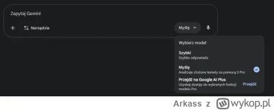 Arkass - >Mam i ja. Ale to pewnie dlatego, że płacę za AI PRO. Darmowi nie wiadomo ki...