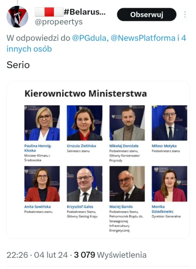 Olek3366 - @graf_zero masz specjalnie wszedłem na Twittera jak i na ministerstwo i to...