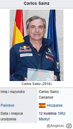 Angmac - Czy @milosz1204 stworzył swój nick dla celebracji narodzin i życia Carlosa S...