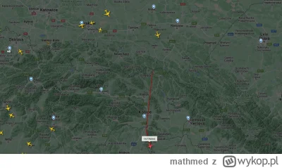 mathmed - Czemu Global Hawk włącza transponder dopiero po przekroczeniu granicy Polsk...