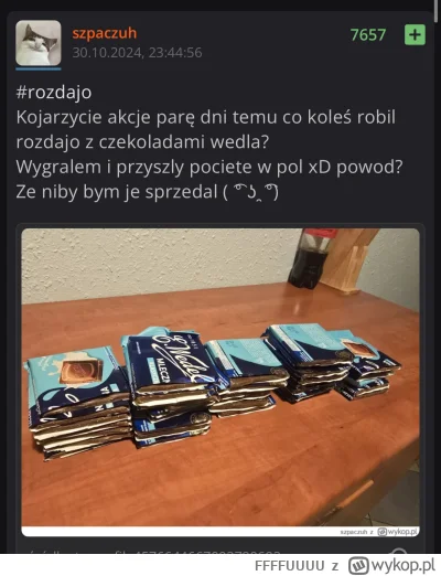 FFFFUUUU - #halloween #heheszki bedziesz mial co z tymi czekoladami zrobic dzis i roz...